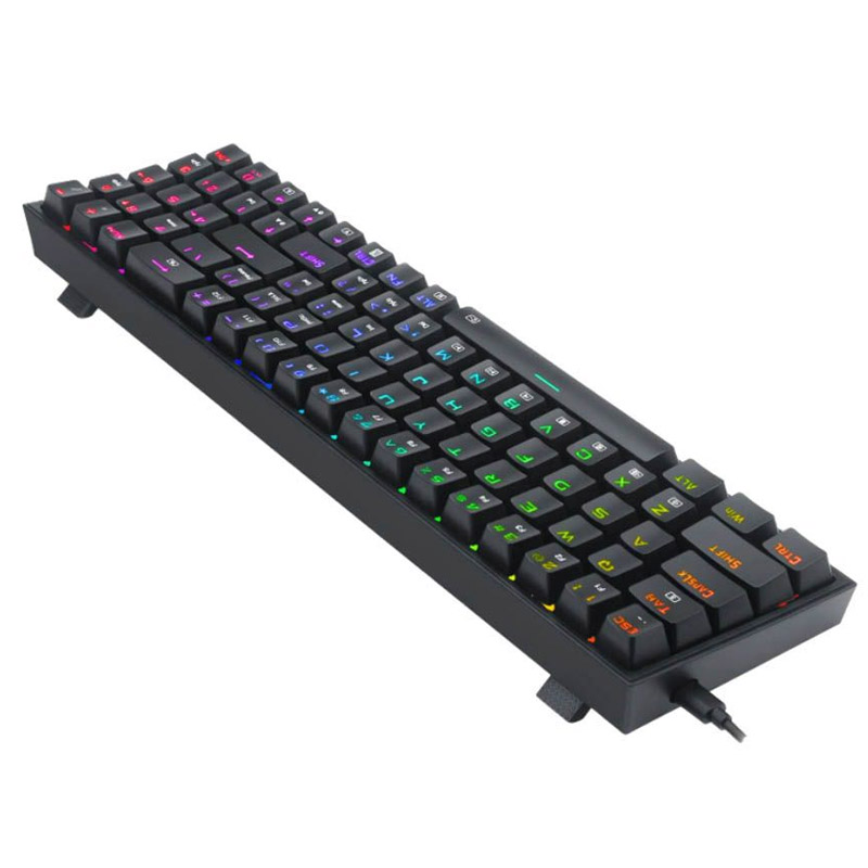 Tastatura Pollux K Rgb Pro Wired Wireless Mechanical Rgb Gaming Red