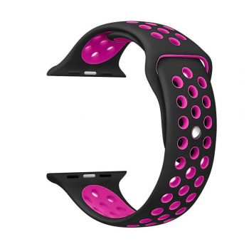 apple watch sport silicone strap black rose s/ m 38/ 40/ 41mm-iwatch-spot-silicon-strap-black-rose-38mm-126447-89619-117402.png