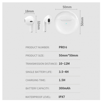 bluetooth slusalice airphones pro 6 hq roze-bluetooth-slusalice-airpods-pro-6-hq-roze-159196-260781-159196.png