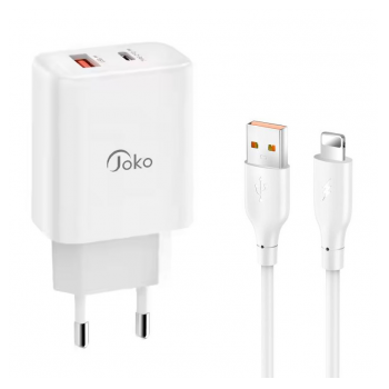 kucni punjac konfulon joko jk87 pd 30w/ usb q.30w sa iphone lightning kablom beli 1m-kucni-punjac-konfulon-joko-jk87-pd-30w-usb-q30w-sa-iphone-lightning-kablom-beli-1m-160394-271013-160394.png