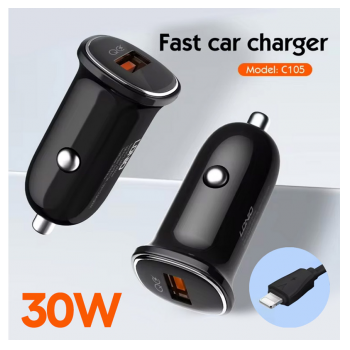 auto punjac ldnio c105, qc3.0, 30w usb lightning crni 1m-auto-punjac-ldnio-c105-qc30-30w-usb-lightning-crni-160593-268221-160593.png