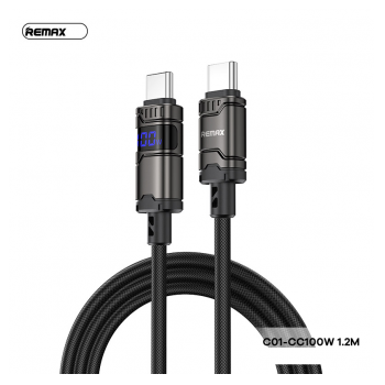 kabel remax c01 zinc alloy braided type c na type c 100w sa ekranom 1,2m crni-kabel-remax-c01-zinc-alloy-braided-usb-na-iphone-lightning-100w-sa-ekranom-12m-crni-161999-282660-161999.png